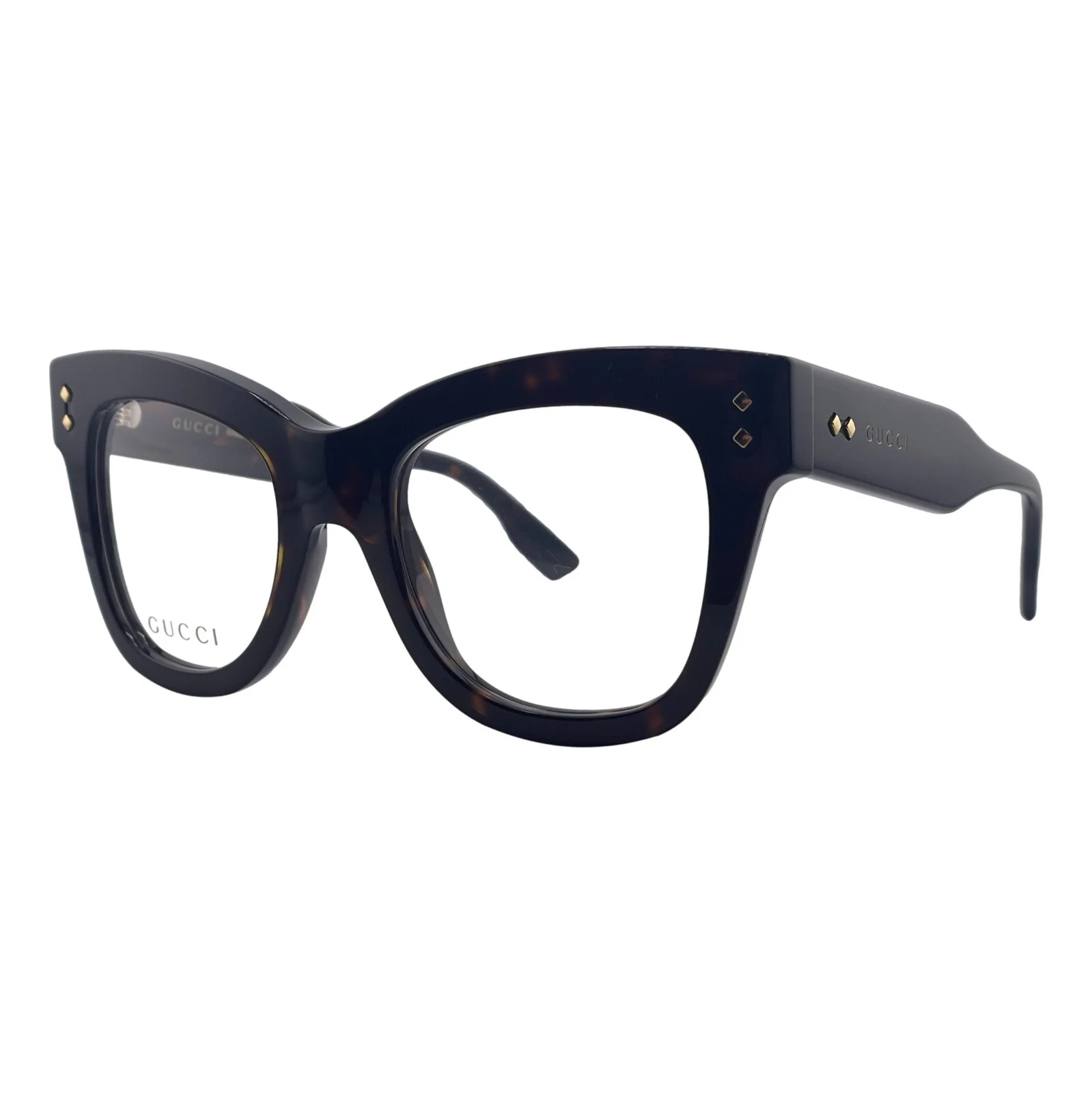 Gucci GG1082O Brown Cat Eye Eyeglasses Frames 50mm 21mm 145mm