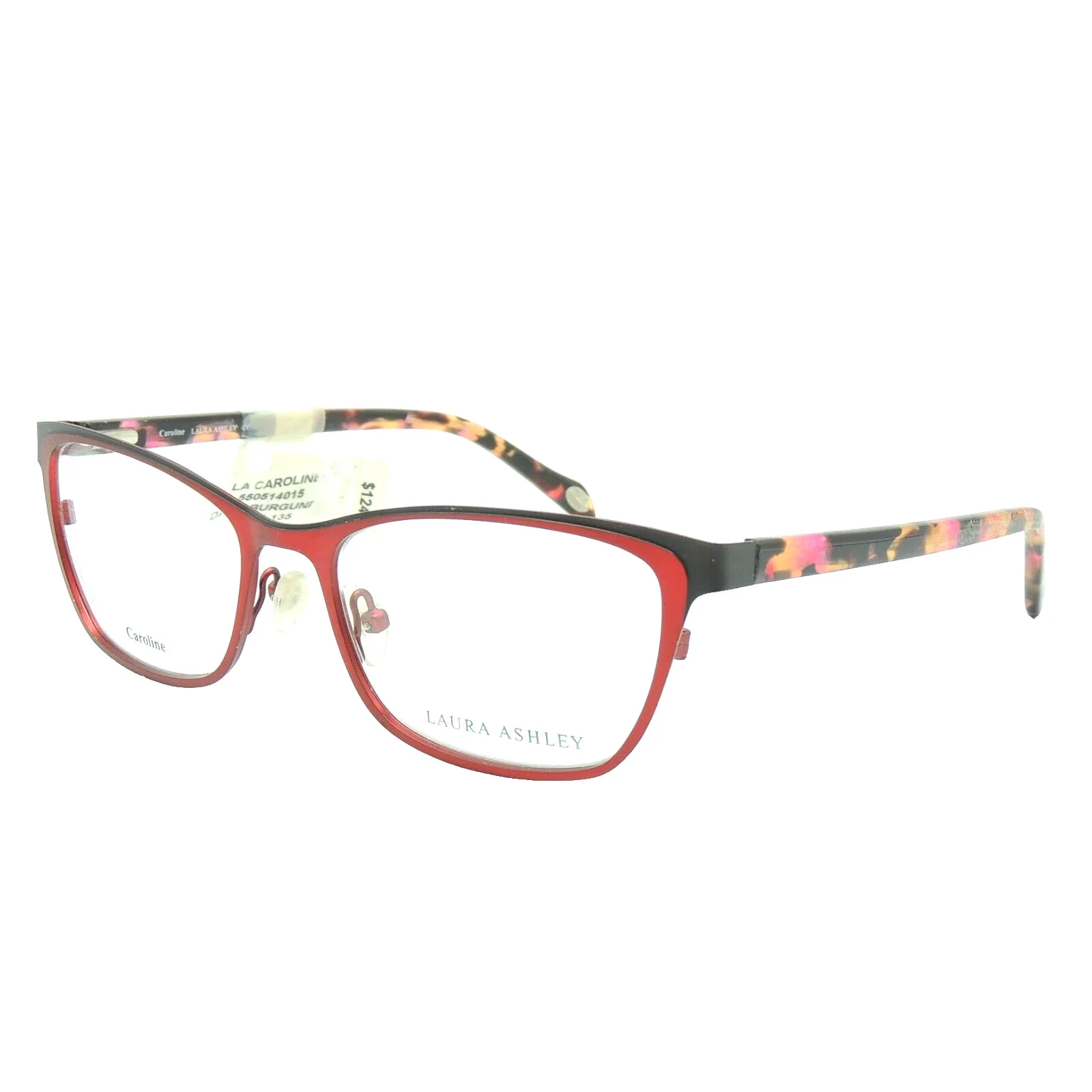 Laura Ashley Caroline Dark Burgundy Eyeglass Frame 53 17 135